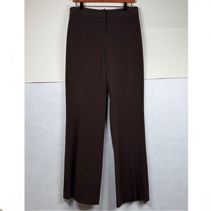 apt 9 Pearson Brown Straight Leg Stretch Career Dress Pants Trousers Womens 10